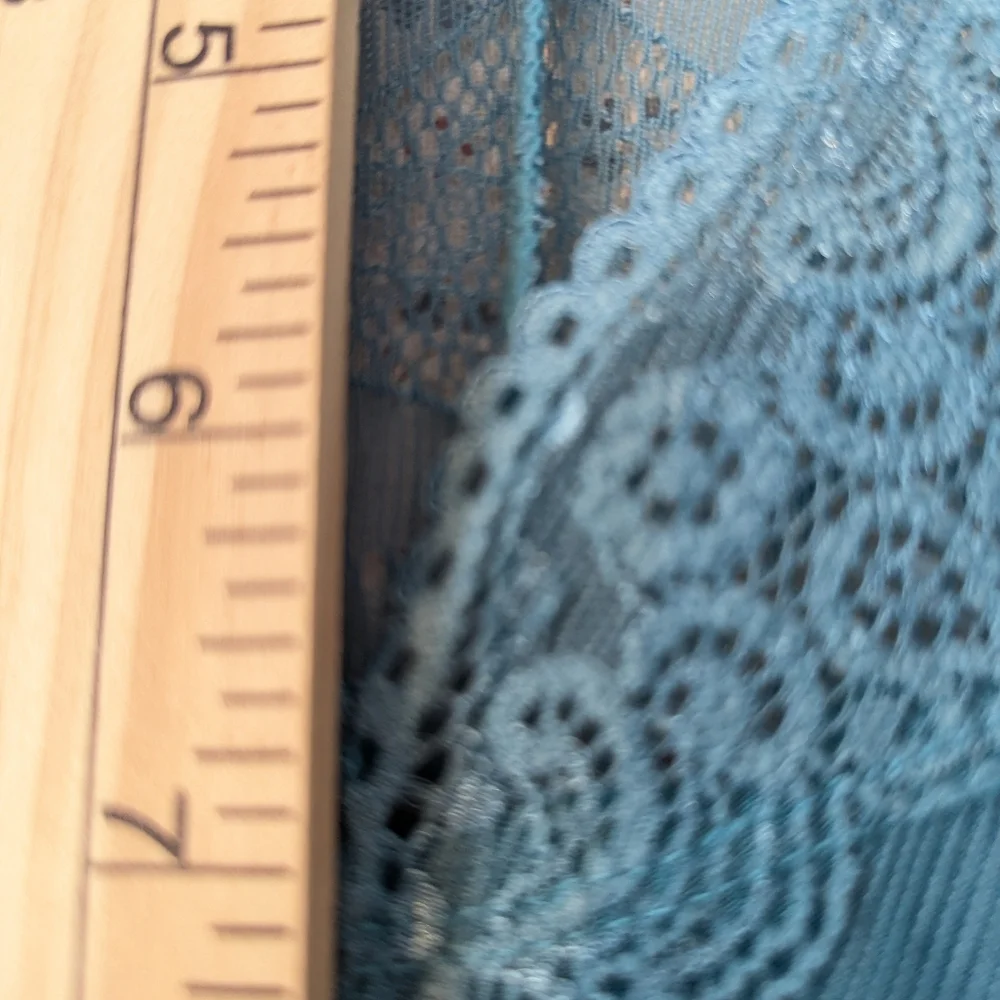 fleur t Lace Nightgown Slip Dress Aqua Baby Doll Turquoise Date Night In M Sexy